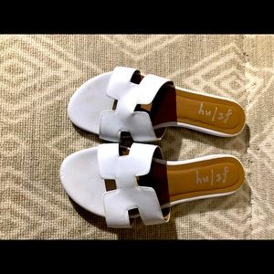 Imitation Hermes white sandals